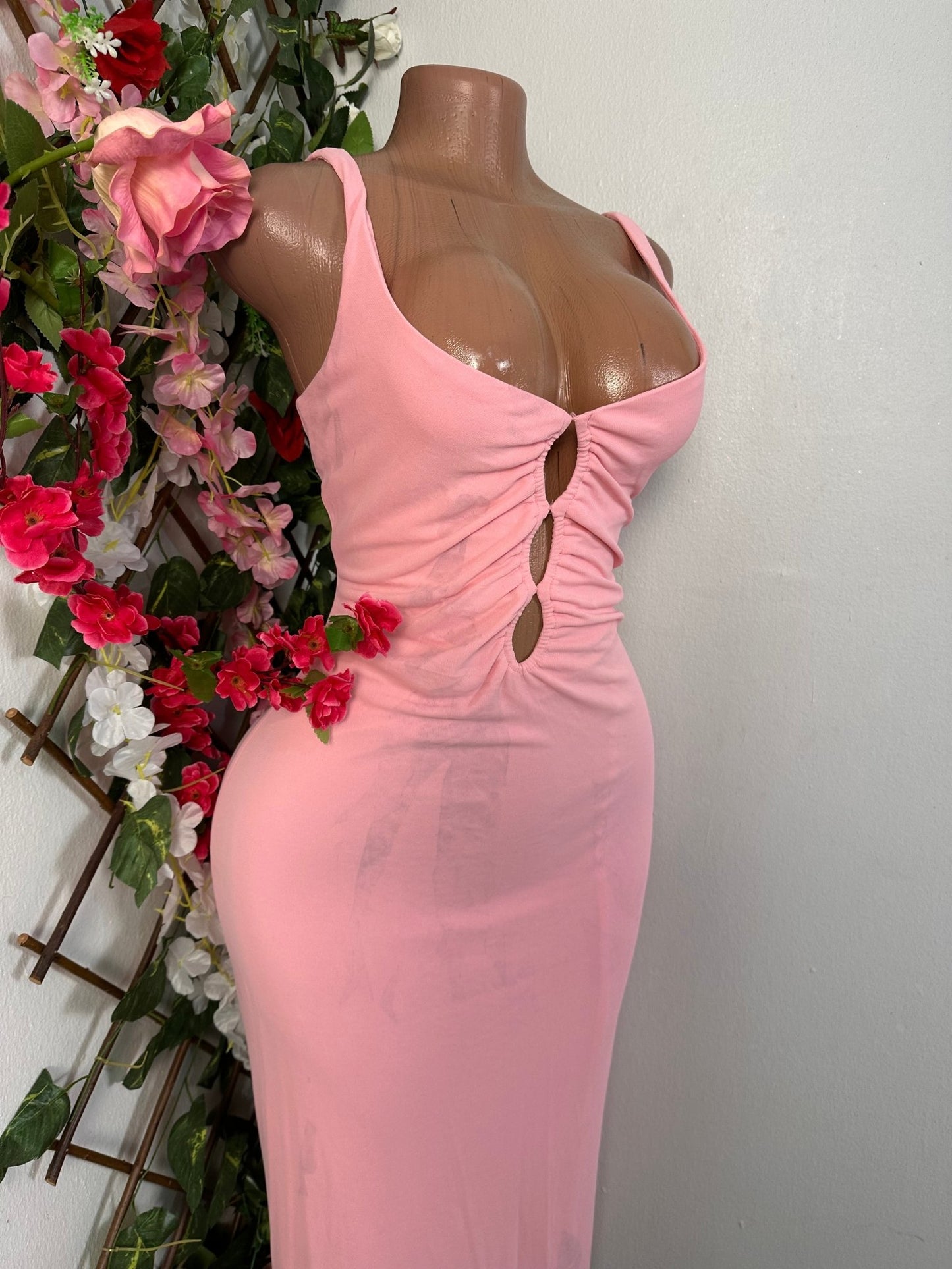 Robe longue a bretelle dos dénudé - Perluna Store
