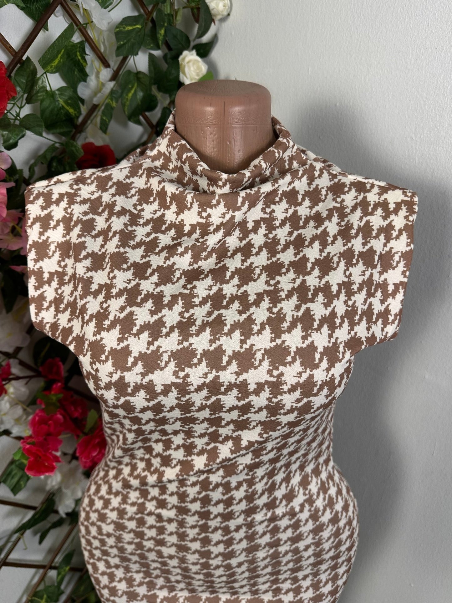 Robe moulante longue sans manche et colle remonté - Perluna StorePerluna Store