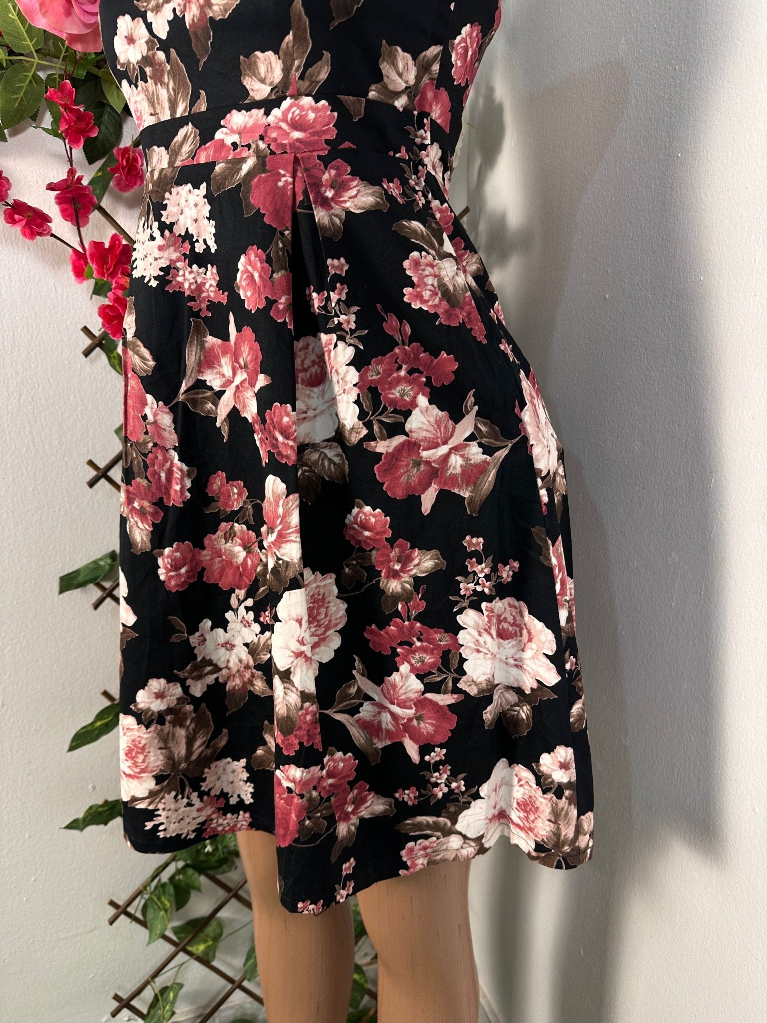 Robe bustier courte évasée - Perluna Store