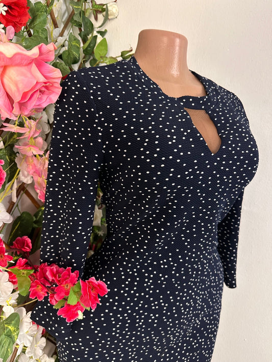 Robe mi longue a manche longue - Perluna Store