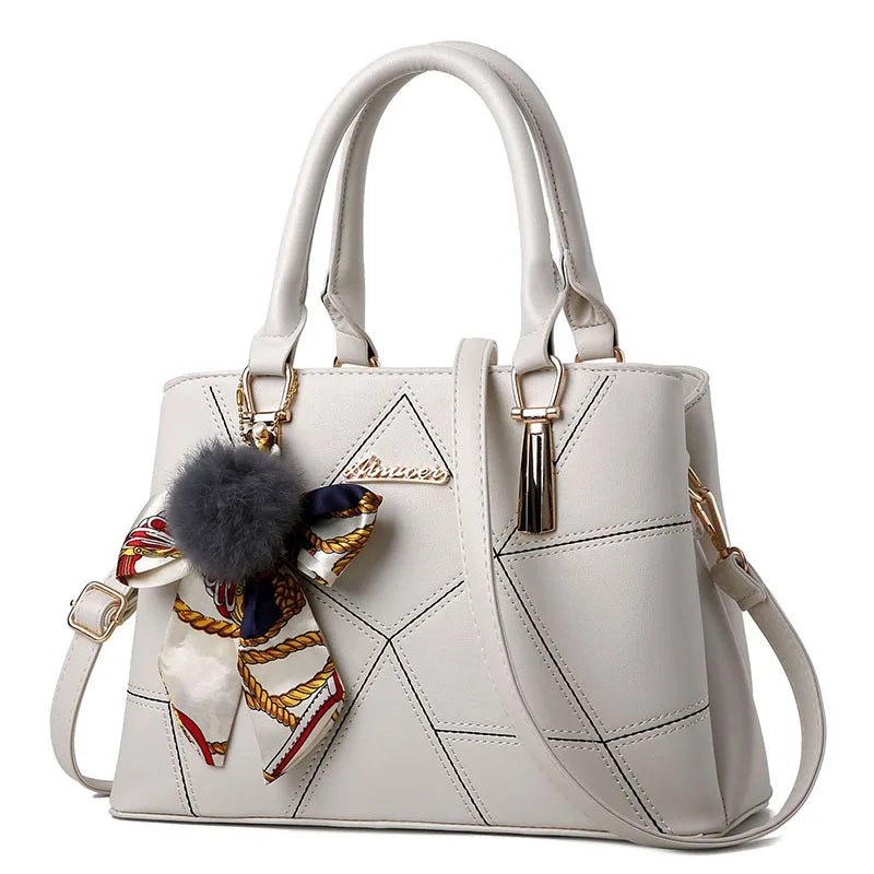 Sac à main de luxe à bandoulière tendance en cuir PU noir pour femmes - Perluna StorePerluna Store