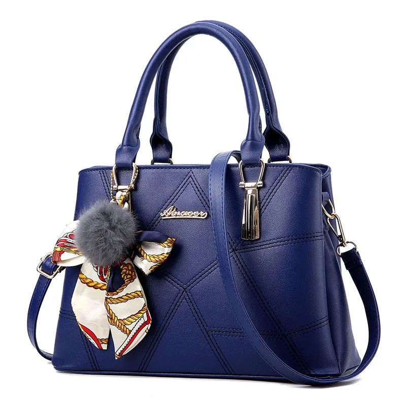 Sac à main de luxe à bandoulière tendance en cuir PU noir pour femmes - Perluna StorePerluna Store