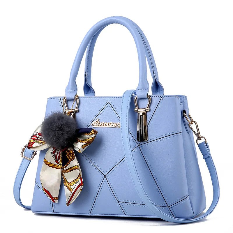 Sac à main de luxe à bandoulière tendance en cuir PU noir pour femmes - Perluna StorePerluna Store