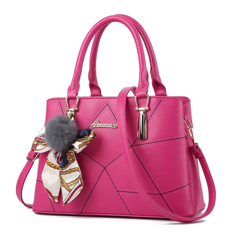 Sac à main de luxe à bandoulière tendance en cuir PU noir pour femmes - Perluna StorePerluna Store