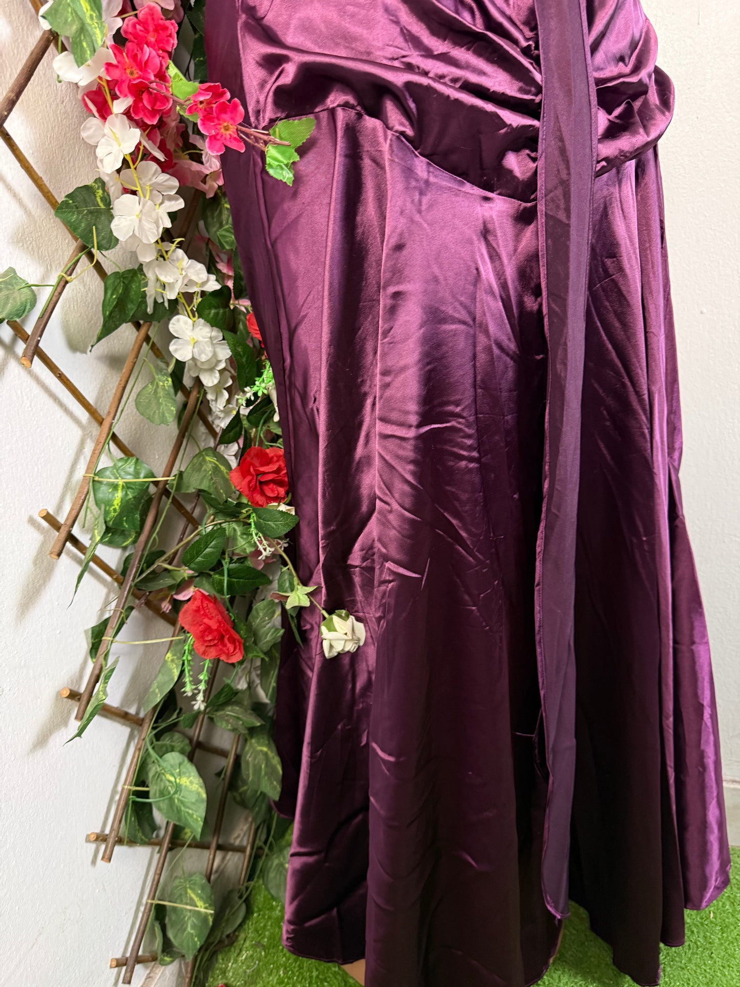 Robe de fête fluide à bretelles