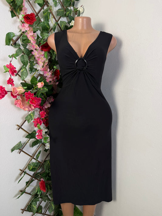 Robe longue à boucle cintré