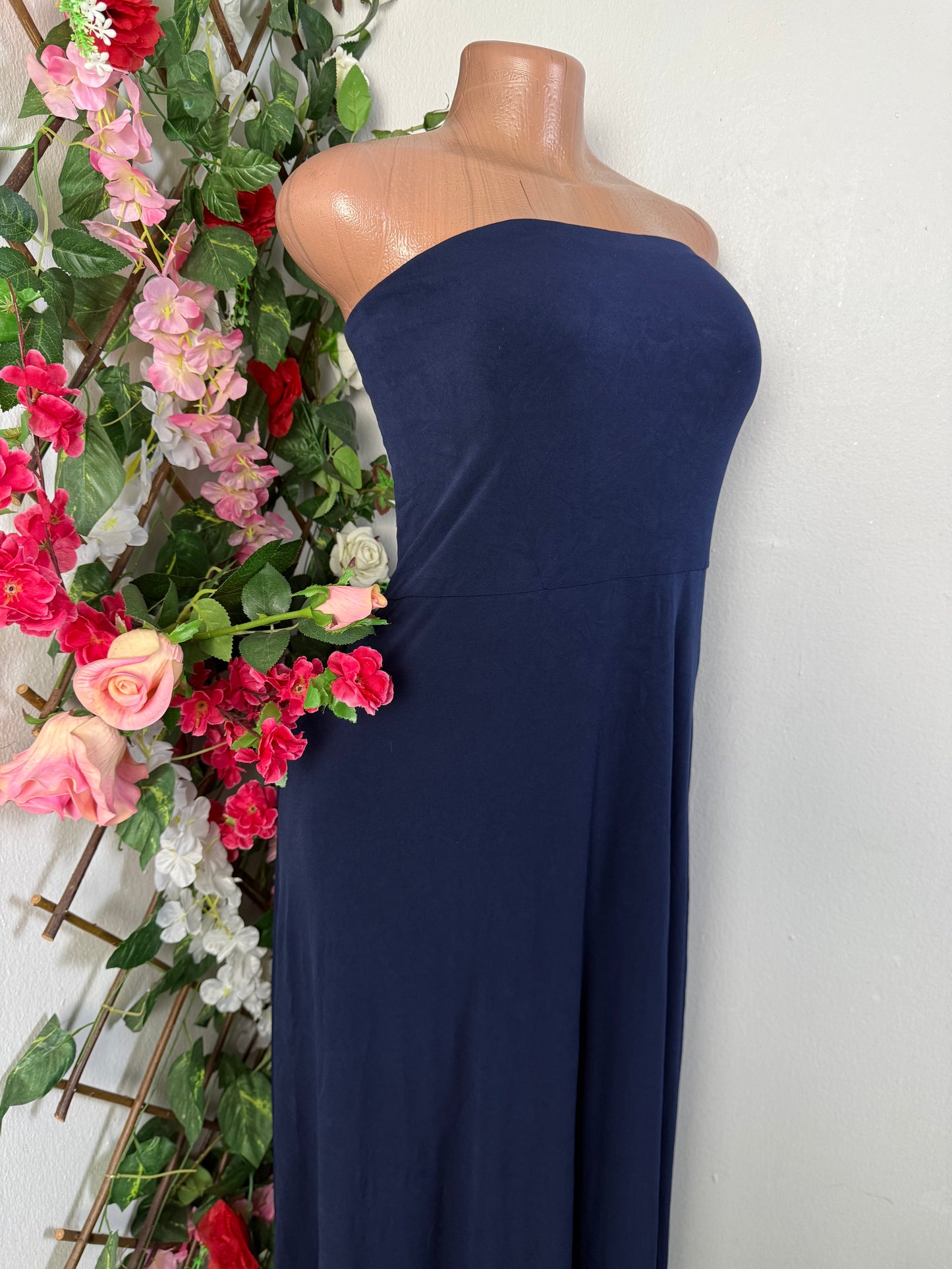 Robe bustier longue grande taille