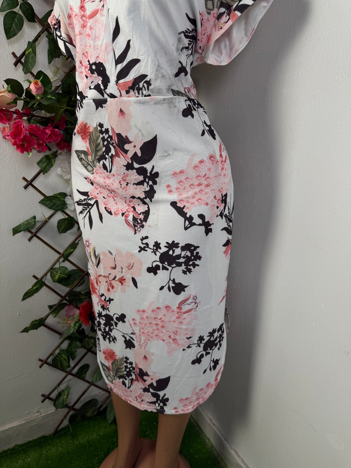 Robe droite décontracté mi longue
