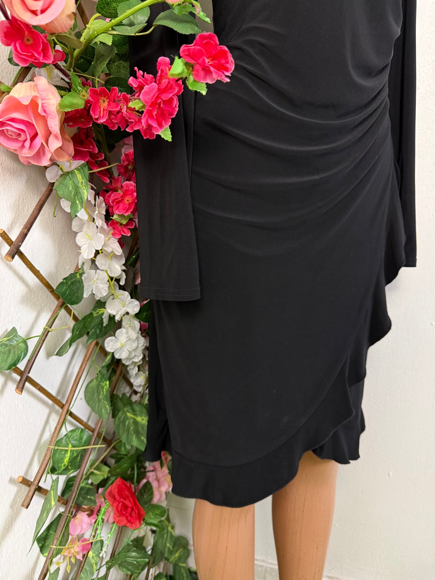 Robe portefeuille a manche longue