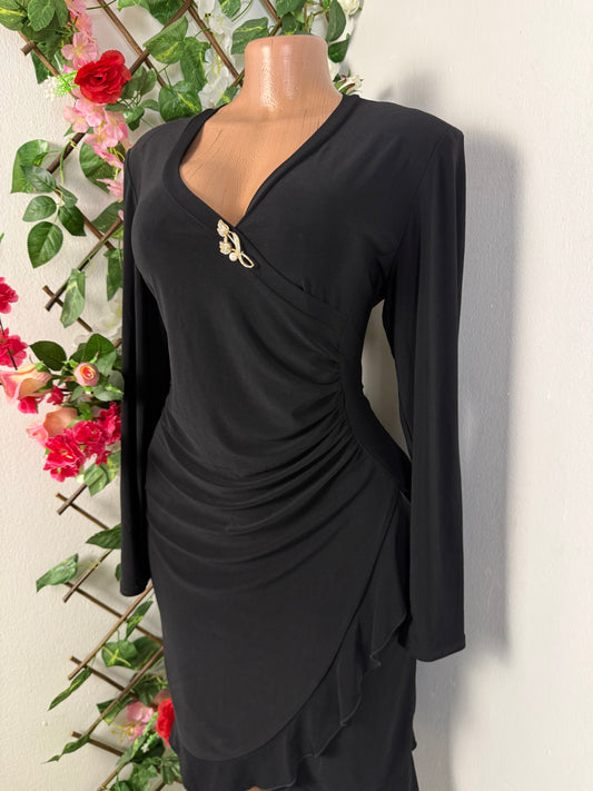 Robe portefeuille a manche longue