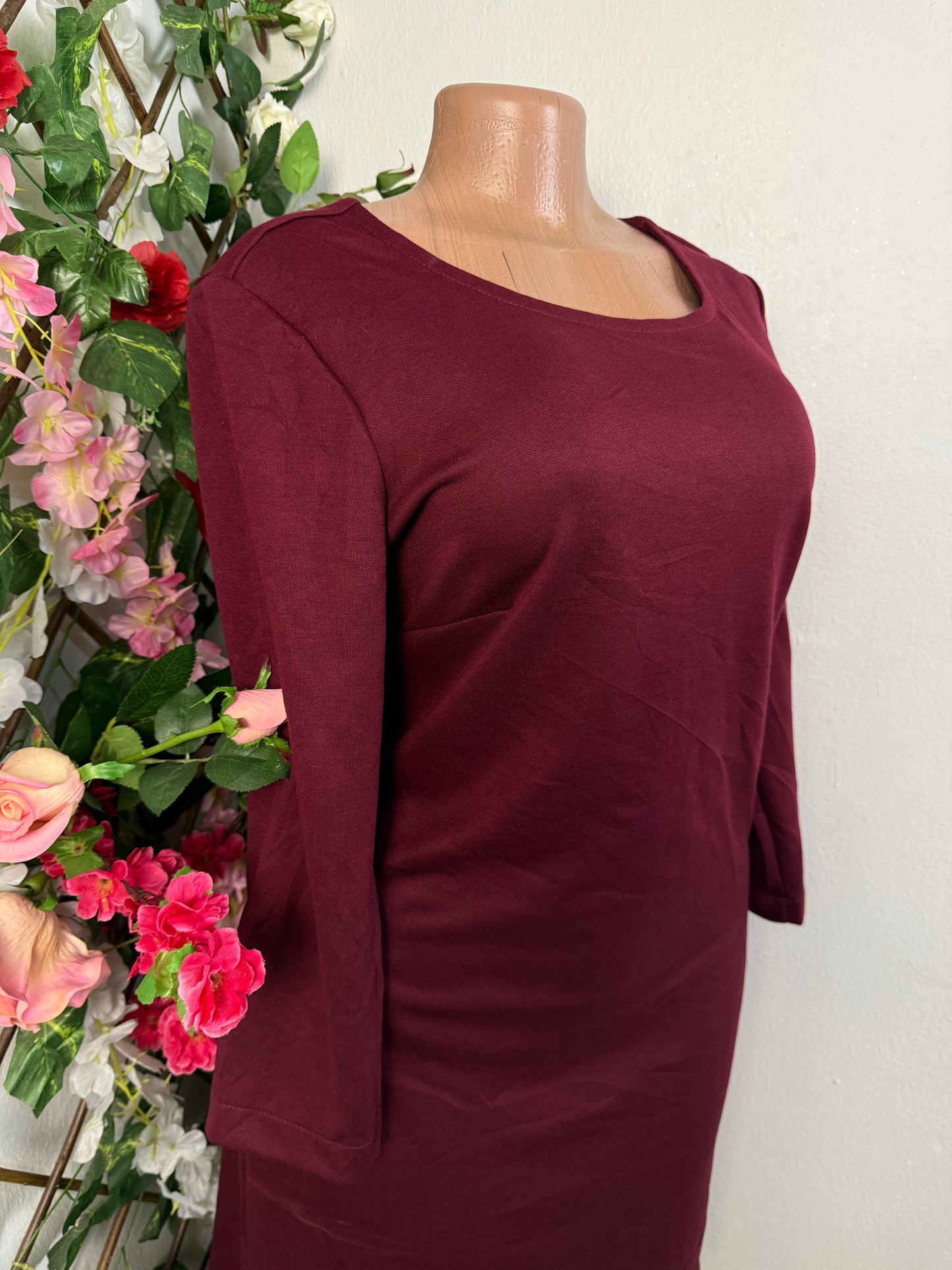 Robe à longues manches, simplement élégante - Perluna Store - kinshasa