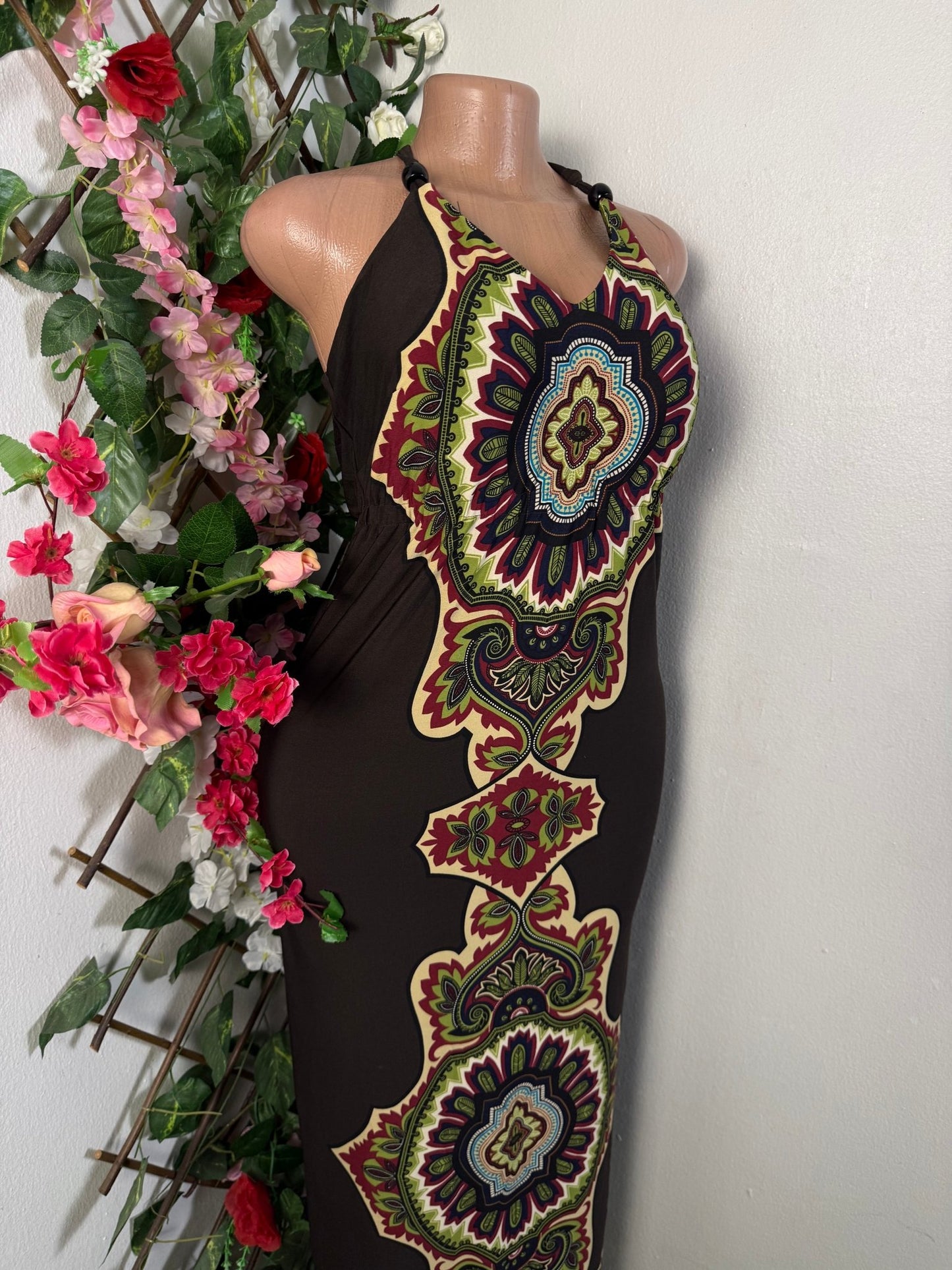obe longue sans manche à imprimer - Perluna Store - kinshasa