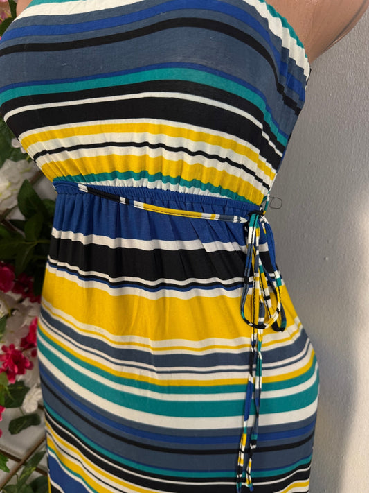 Robe bustier longue à rayures - Perluna Store - kinshasa