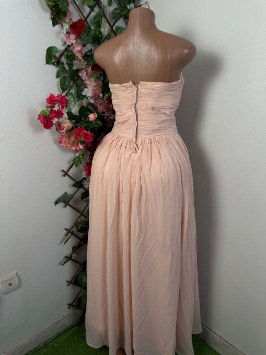 Robe bustier longue évasée  - Perluna Store - kinshasa