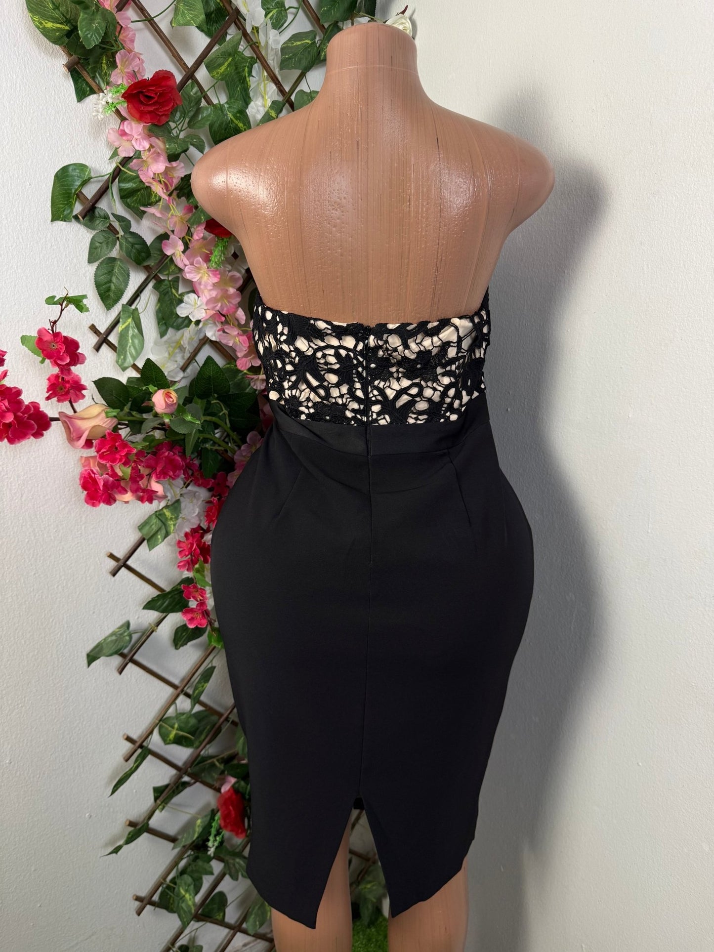 Robe bustier mi longue moulante - Perluna Store - kinshasa
