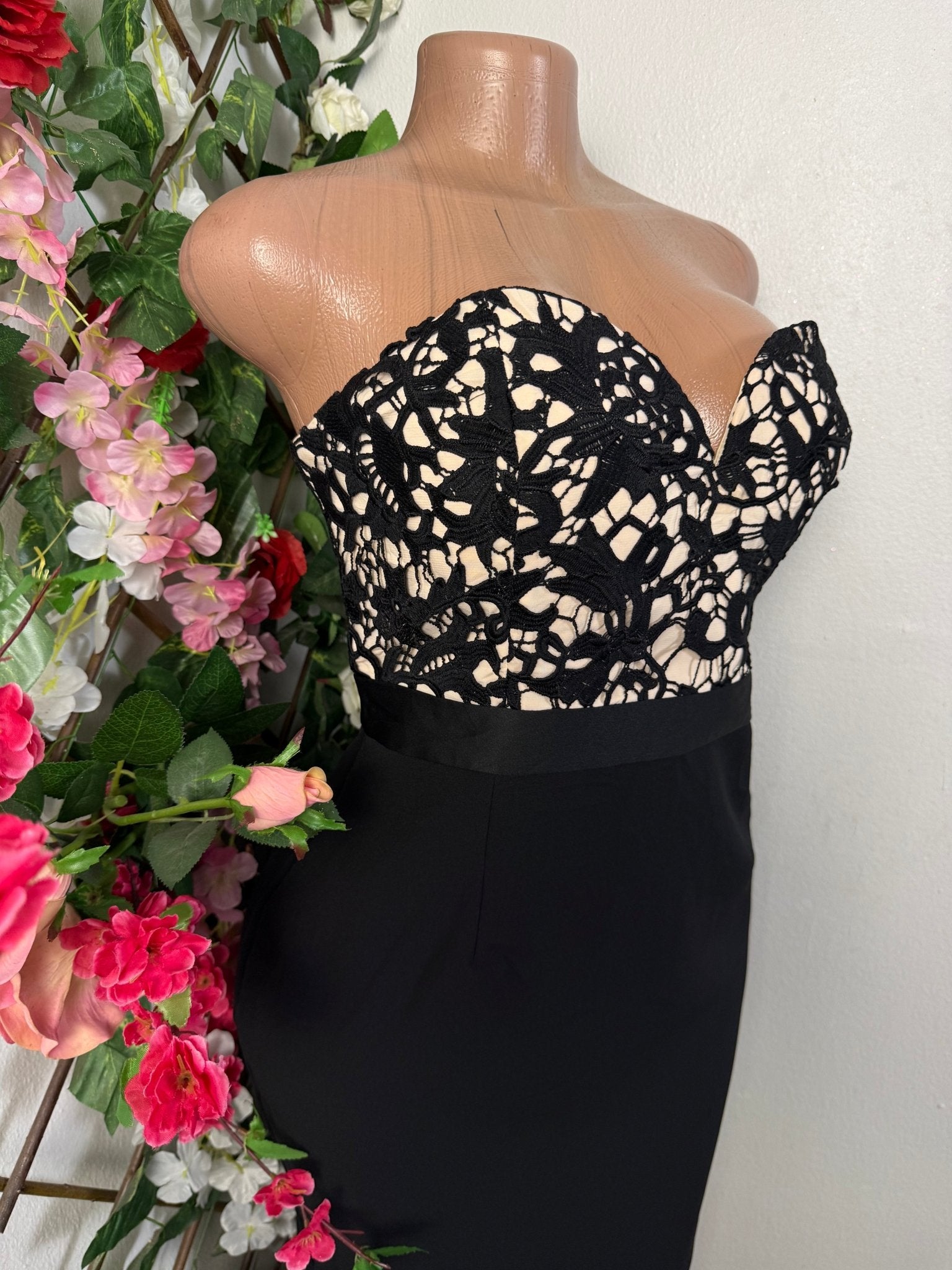 Robe bustier mi longue moulante - Perluna Store - kinshasa