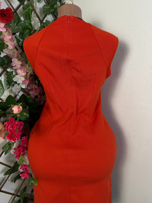 Robe crayon décolorée trapèze  - Perluna Store - kinshasa