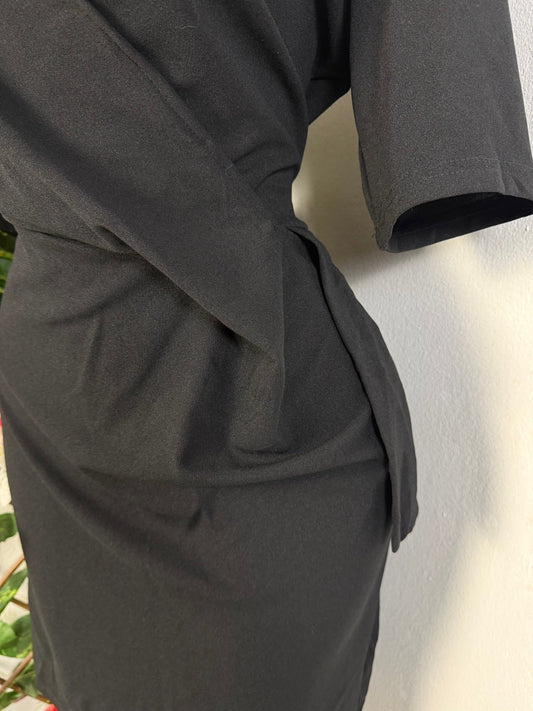 Robe croisée manche courte  - Perluna Store - kinshasa