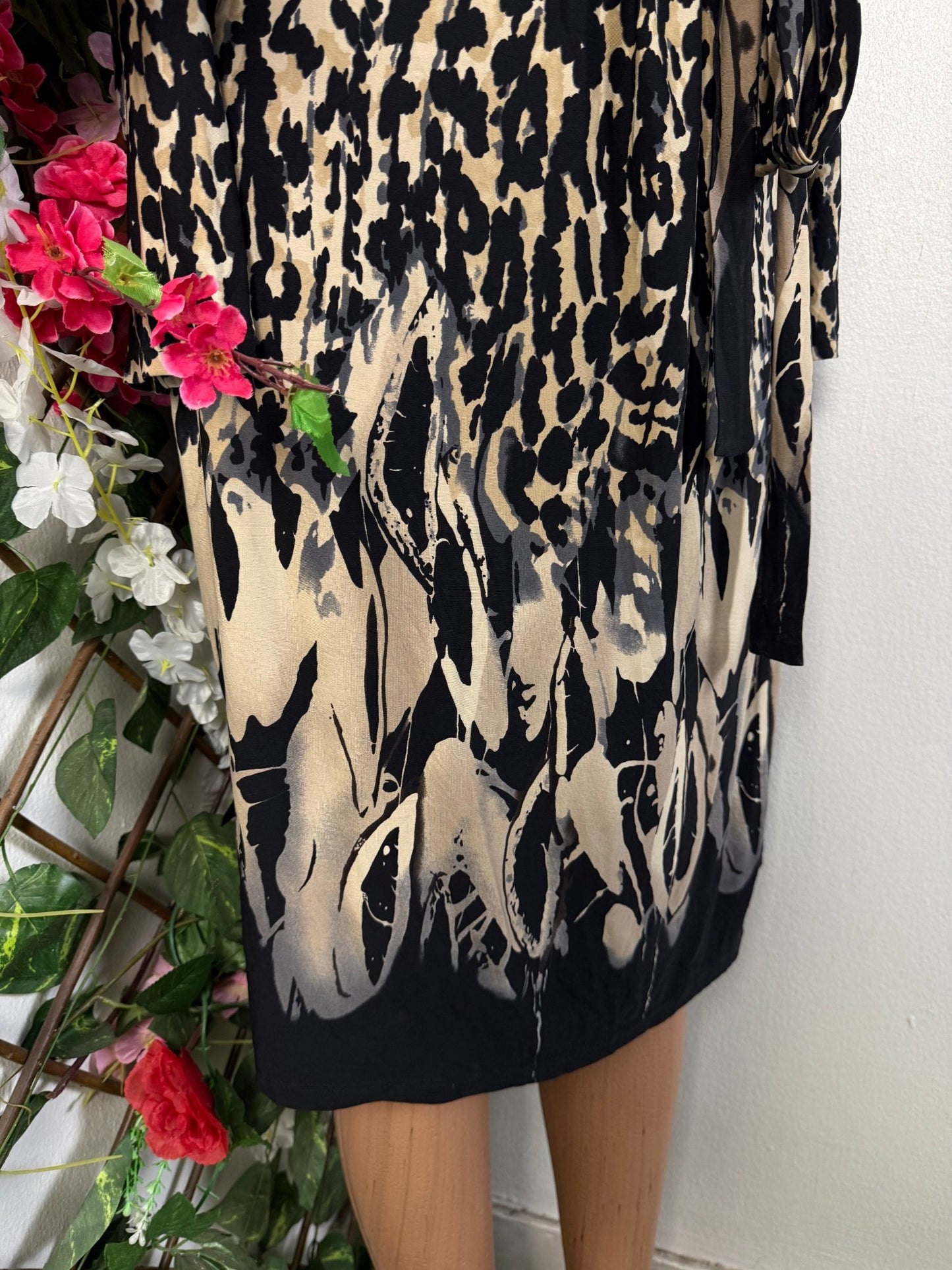 Robe croisée manche longue  - Perluna Store - kinshasa
