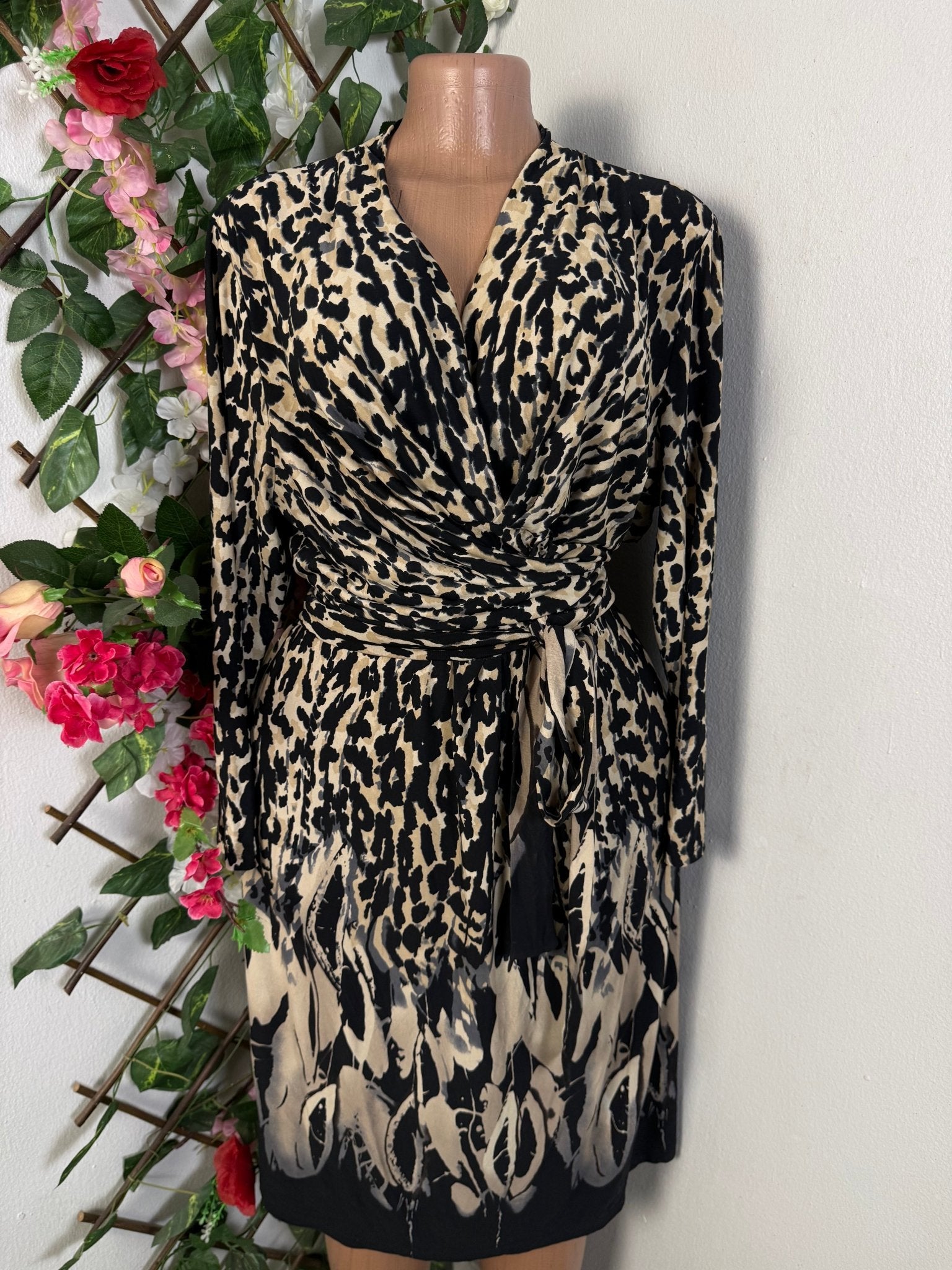 Robe croisée manche longue  - Perluna Store - kinshasa