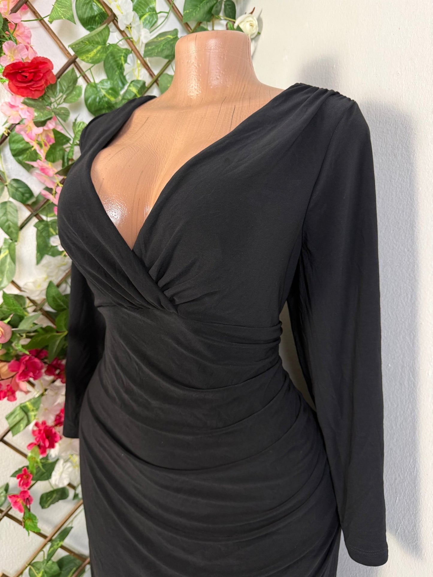Robe croisées longue manche - Perluna Store - kinshasa