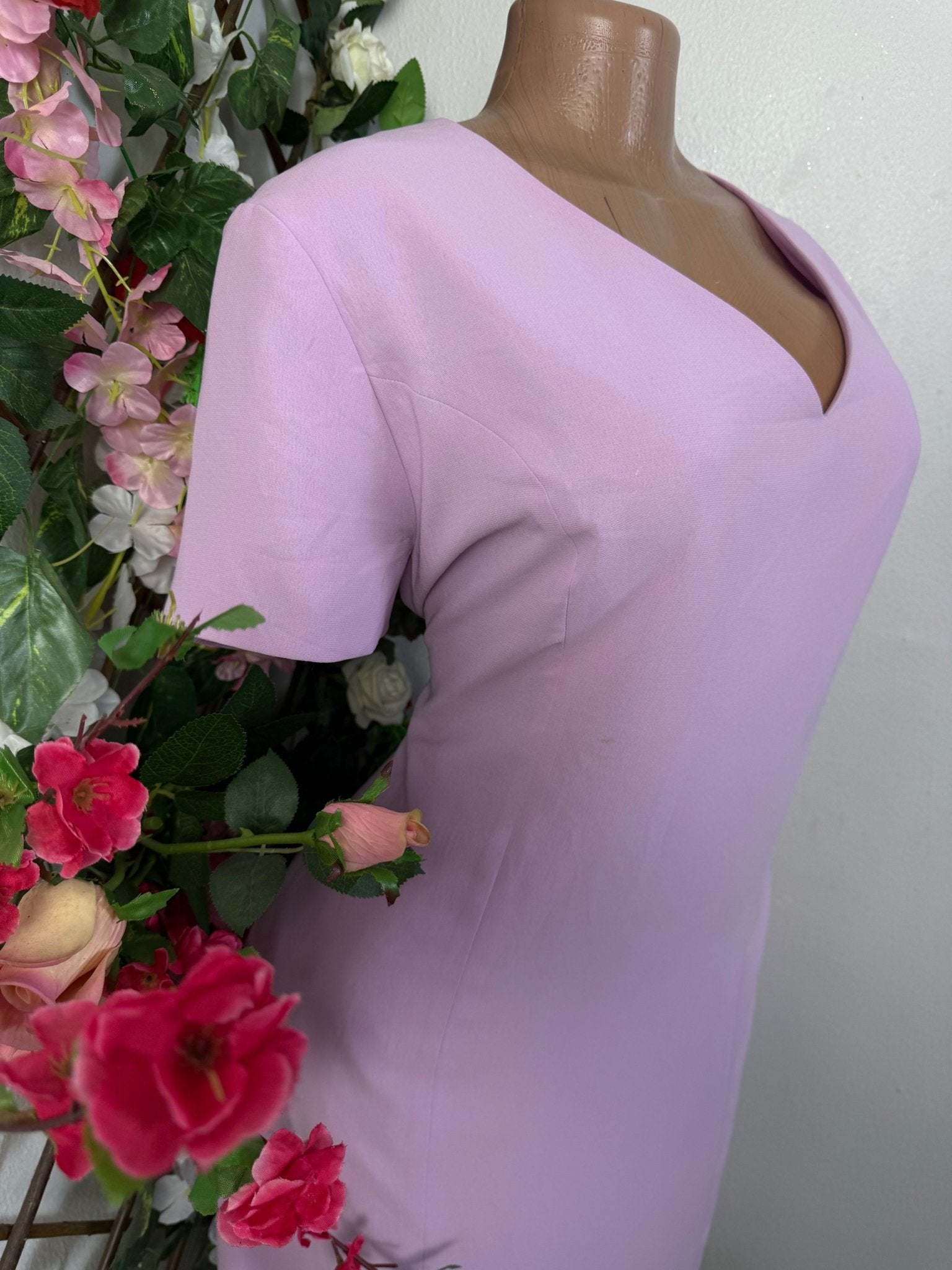 Robe décontracté décolleté en cœur  - Perluna Store - kinshasa