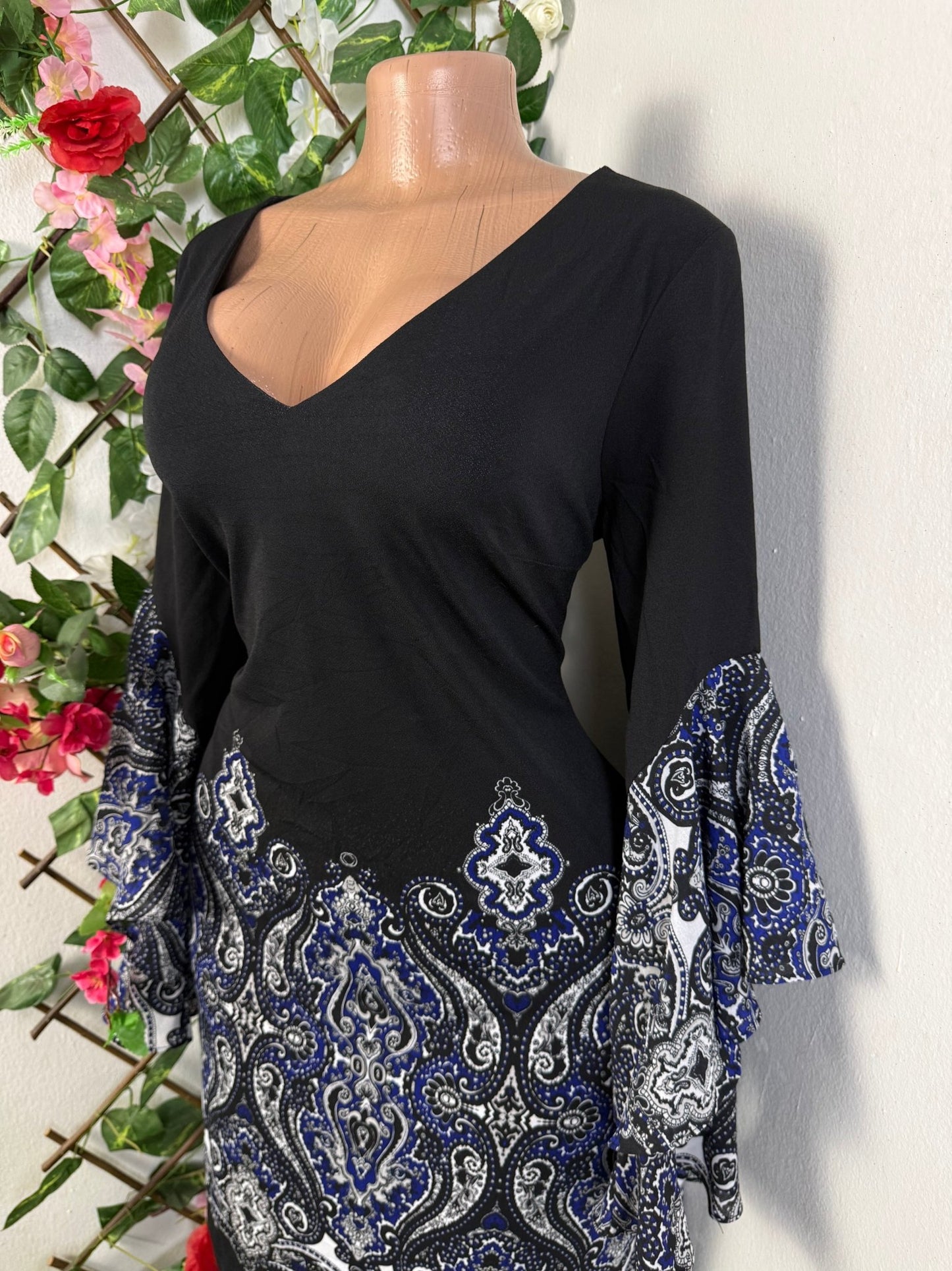 Robe décontractée manche volant  - Perluna Store - kinshasa