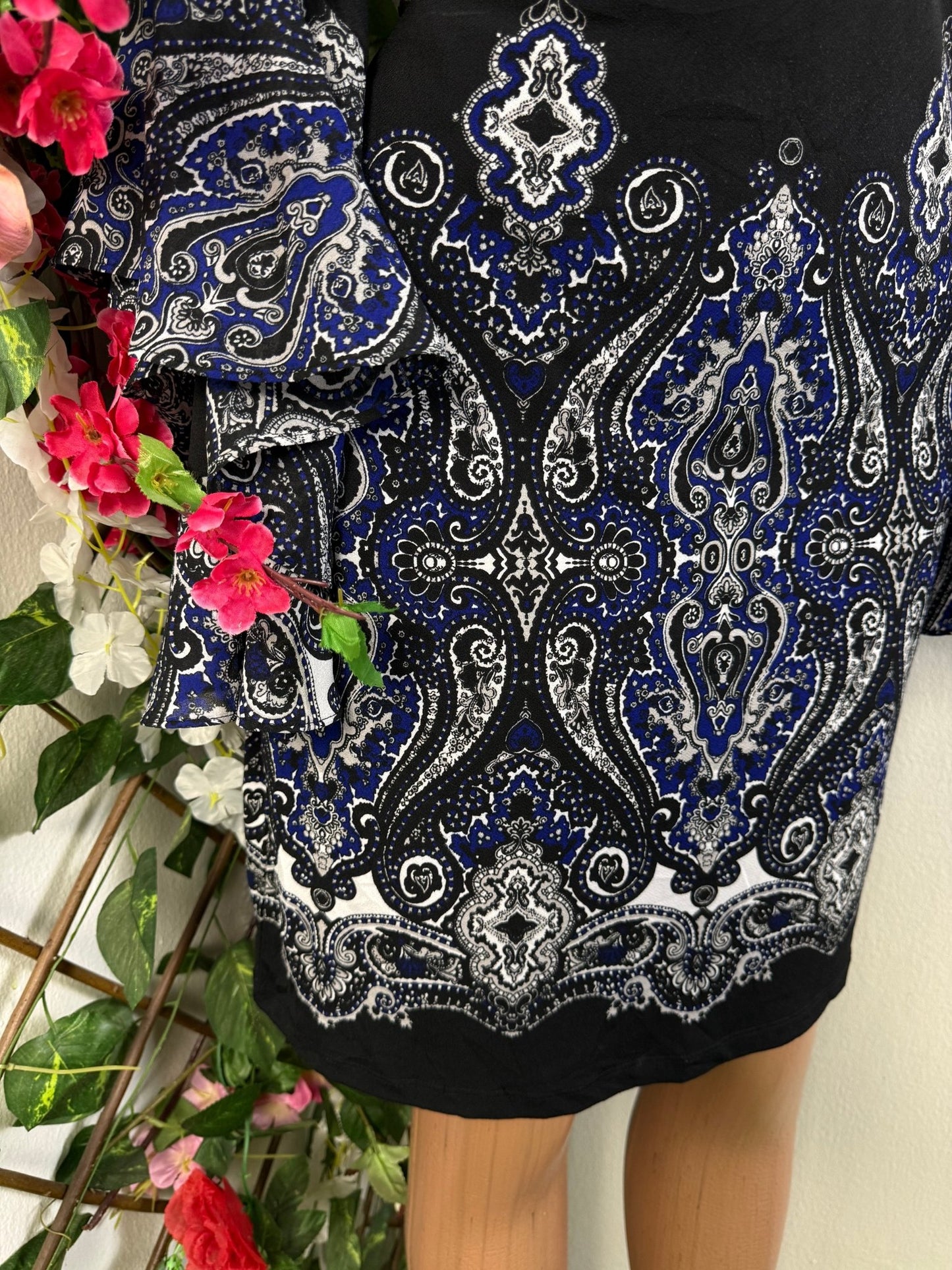 Robe décontractée manche volant  - Perluna Store - kinshasa