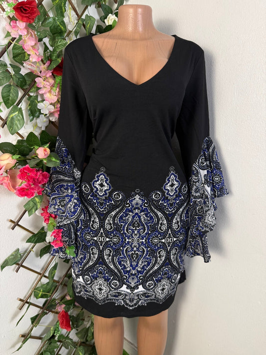 Robe décontractée manche volant  - Perluna Store - kinshasa