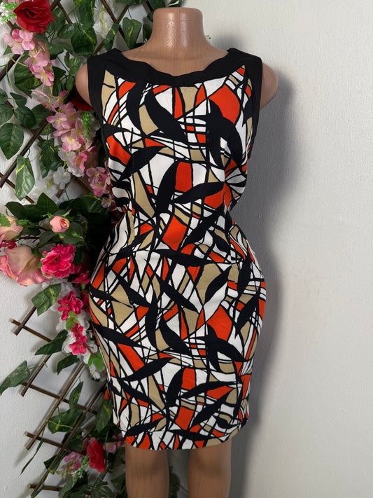 Robe droite courte sans manche  - Perluna Store - kinshasa