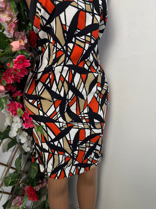 Robe droite courte sans manche  - Perluna Store - kinshasa
