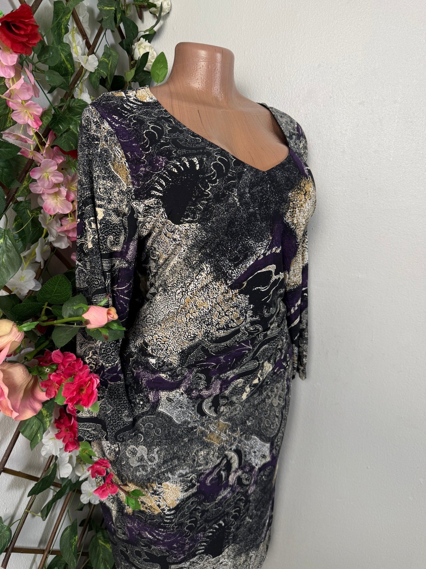 Robe droite longue manche - Perluna Store - kinshasa