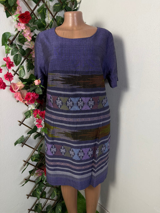 Robe droite manche courte  - Perluna Store - kinshasa