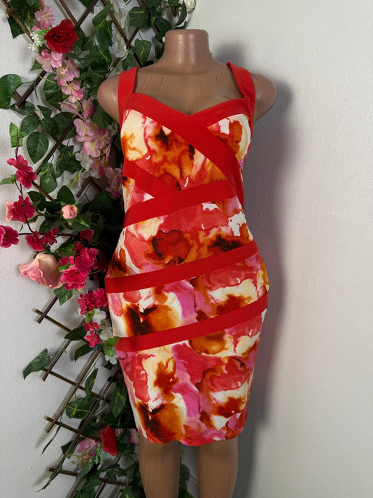 Robe droite mi longue a bretelle - Perluna Store - kinshasa