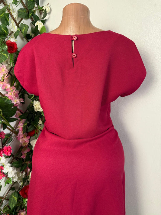 Robe élégante a bouton sans manche - Perluna Store - kinshasa