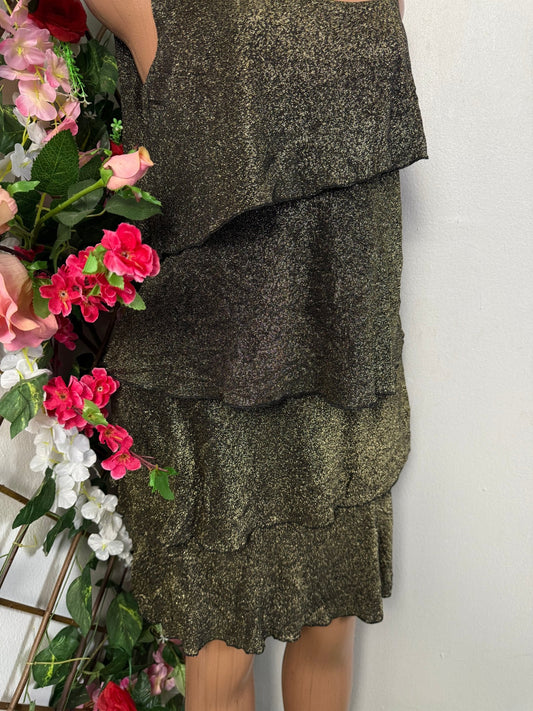 Robe en paillette volant  - Perluna Store - kinshasa