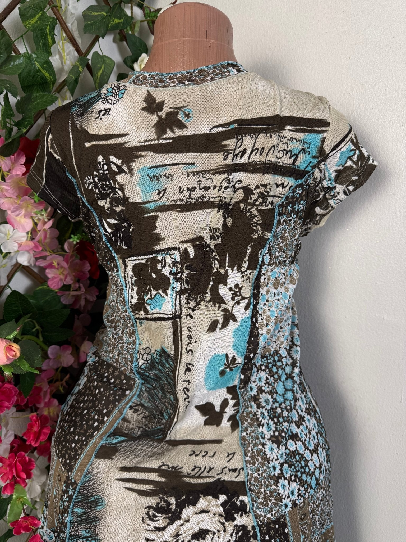 Robe évasé cintré manche courte  - Perluna Store - kinshasa