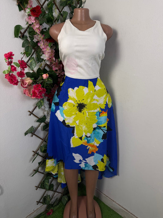 Robe évasée à pente asymétrique - Perluna Store - kinshasa
