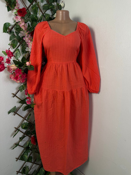 Robe évasée long manche - Perluna Store - kinshasa