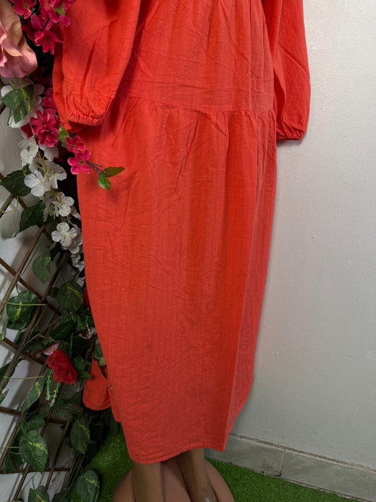 Robe évasée long manche - Perluna Store - kinshasa