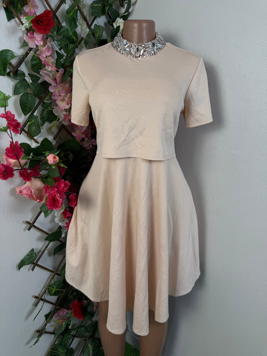Robe évasée manche courte - Perluna Store - kinshasa
