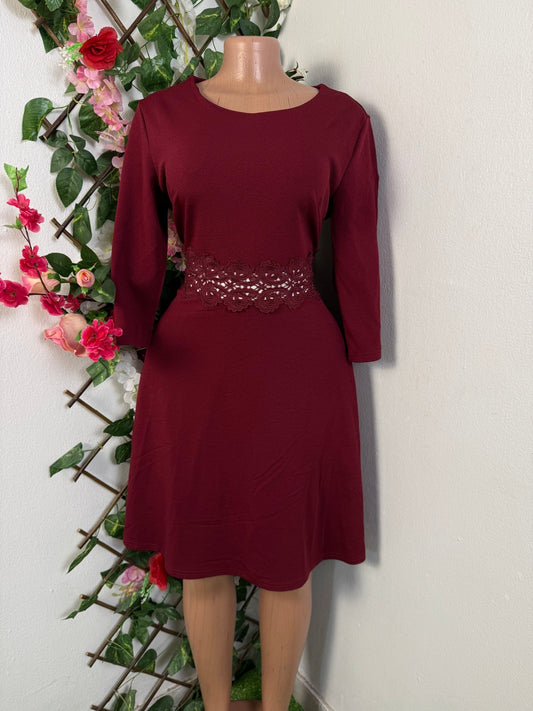 Robe évasée manche longue - Perluna Store - kinshasa