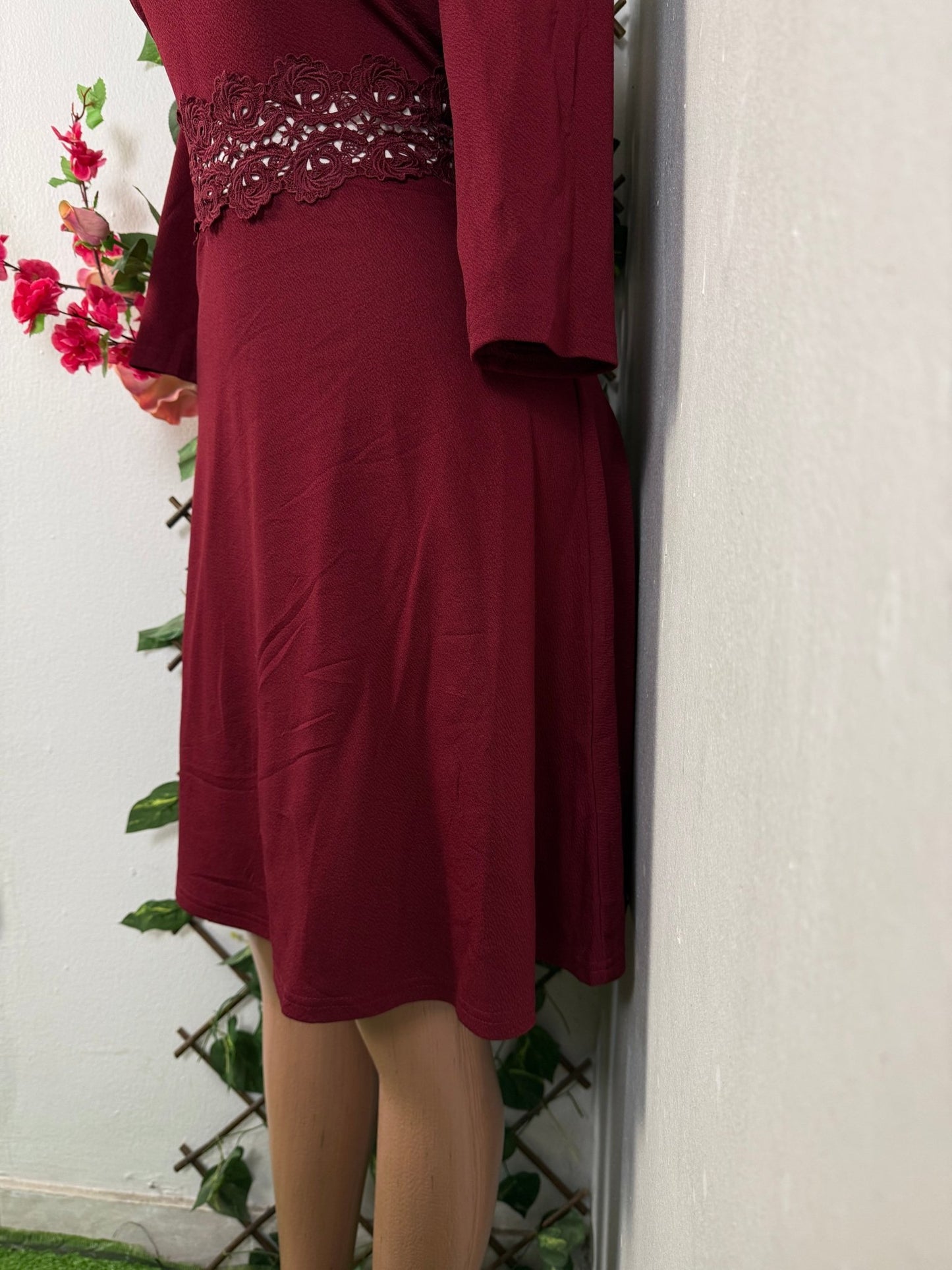 Robe évasée manche longue - Perluna Store - kinshasa