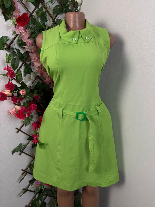 Robe évasée sans manche ceinturé - Perluna Store - kinshasa