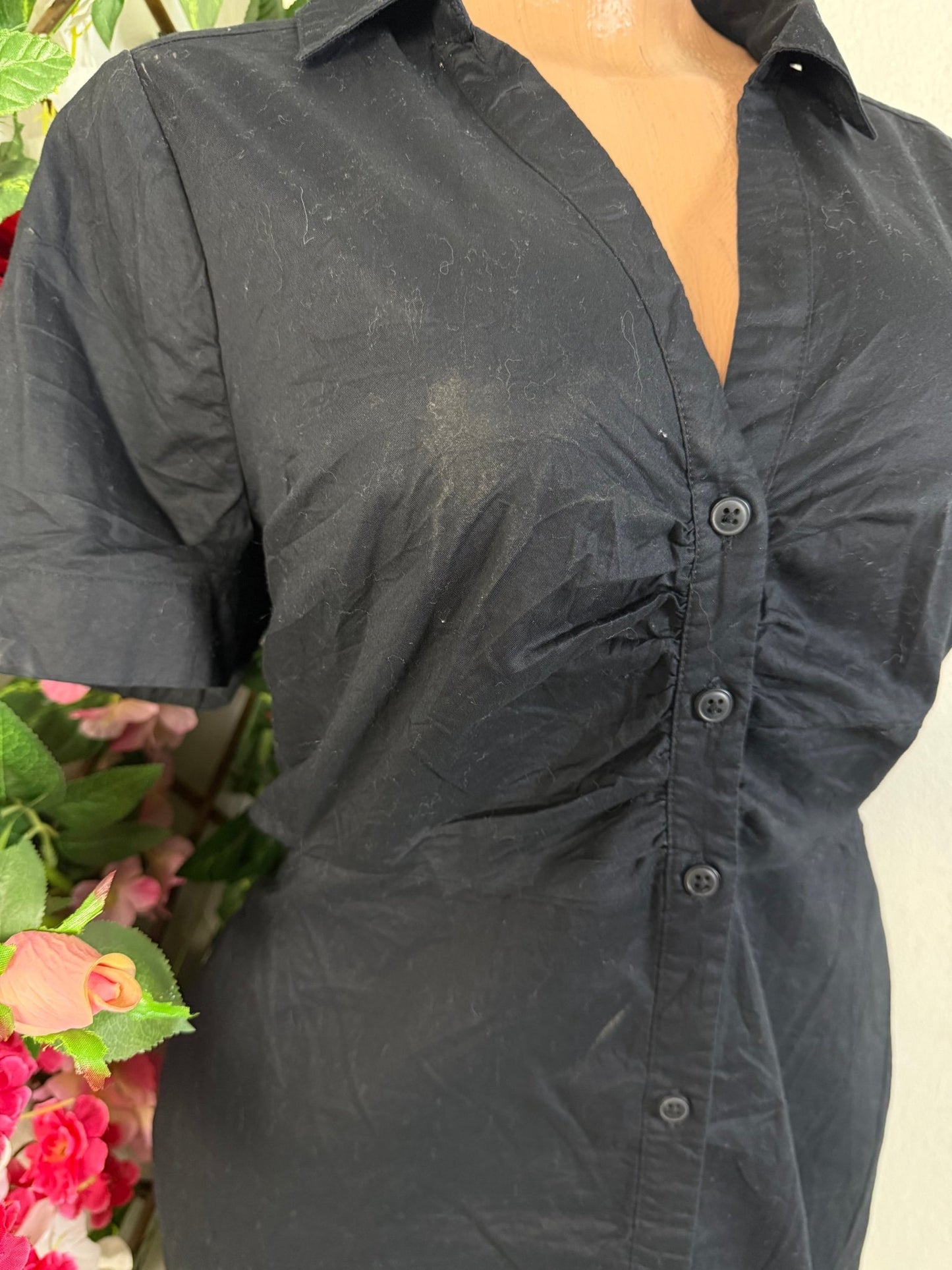 Robe longue à bouton cote ouvert - Perluna Store - kinshasa