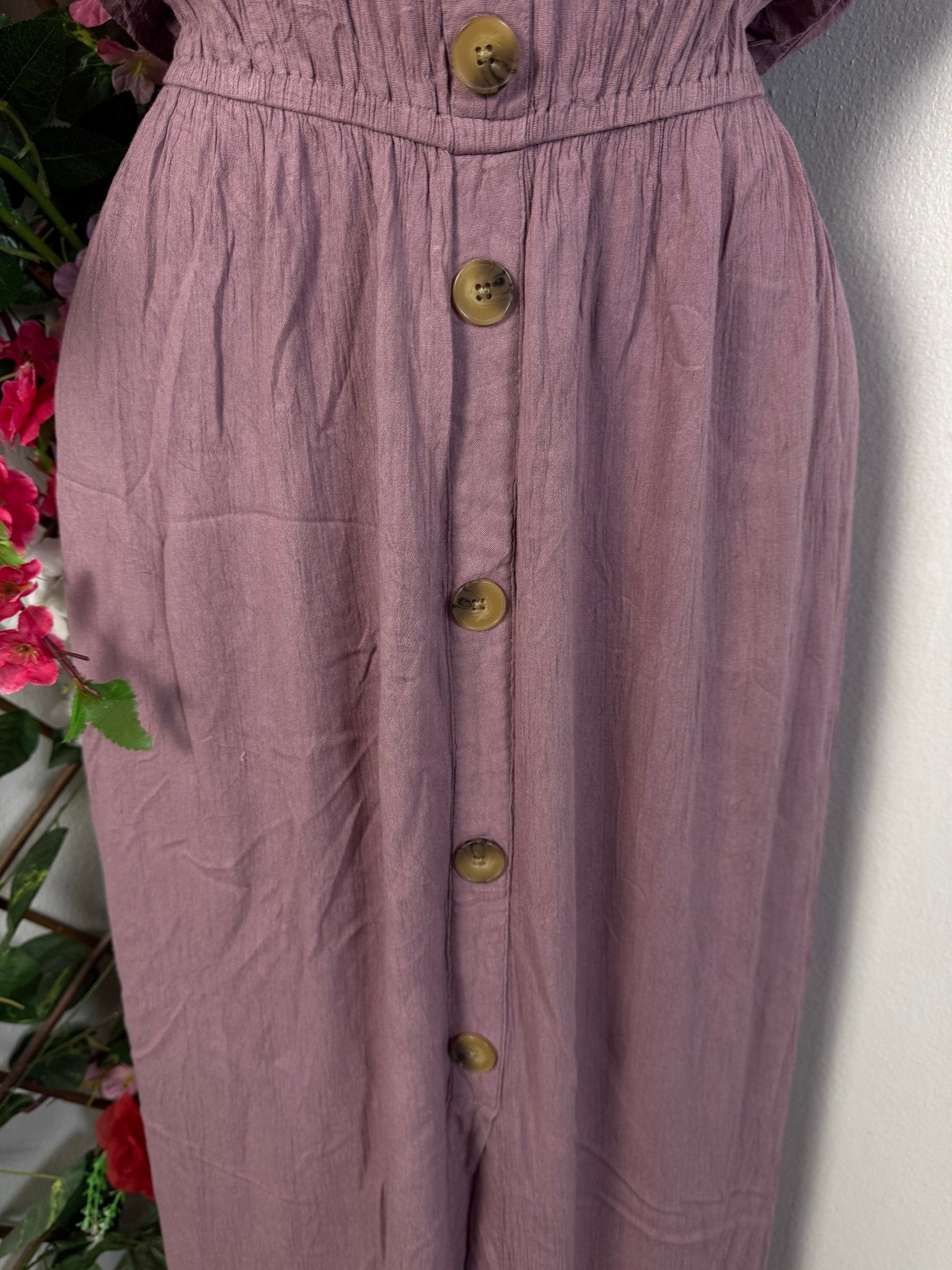Robe longue à bouton grande taille - Perluna Store - kinshasa