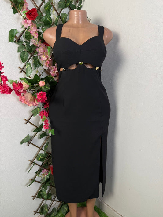 Robe longue à bretelle  - Perluna Store - kinshasa