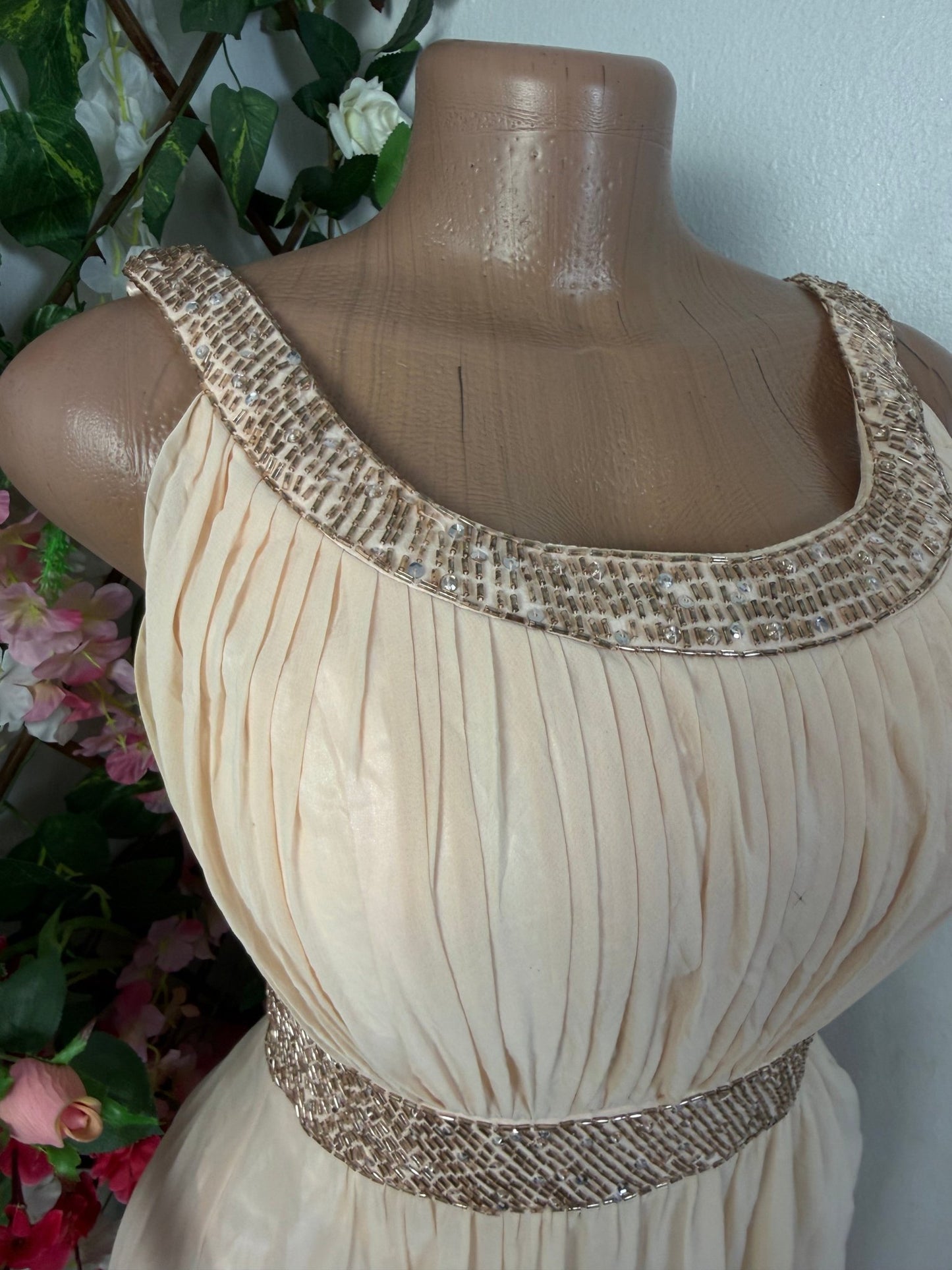 Robe longue cintré sans manche - Perluna Store - kinshasa