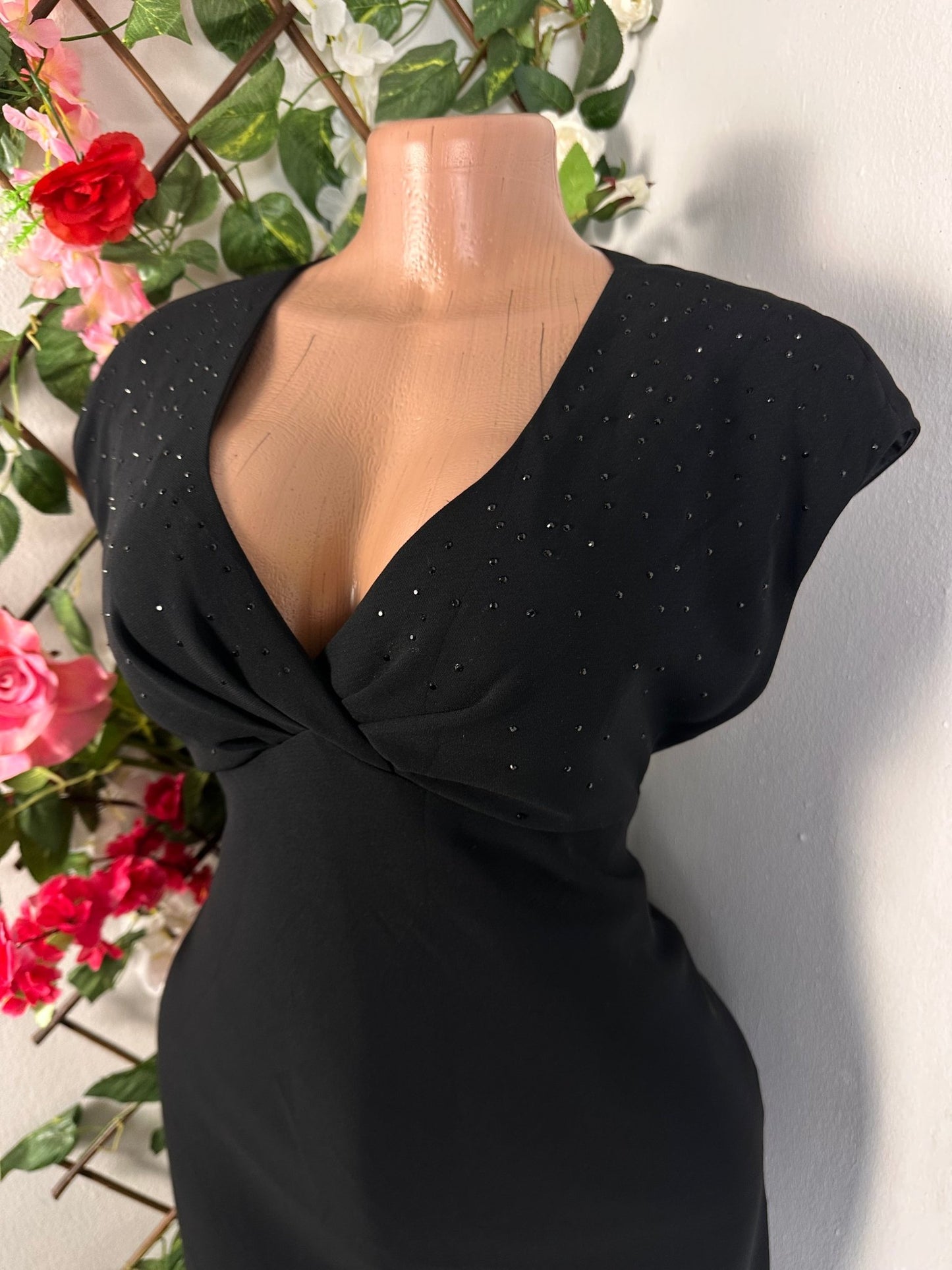Robe longue décontracté sans manche colle en V - Perluna Store - kinshasa