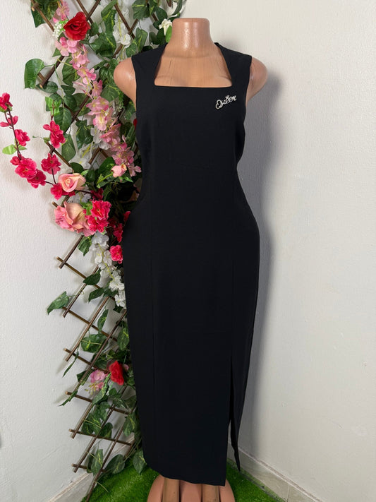 Robe longue élégante san manche avec fente - Perluna Store - kinshasa